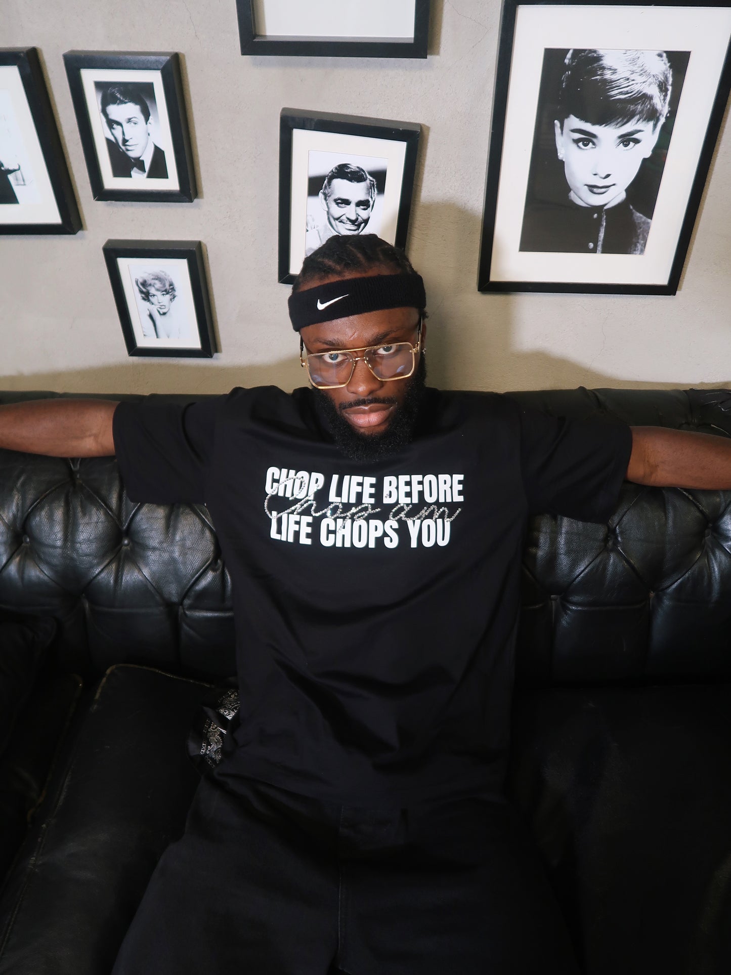 CHOPAM Black tee