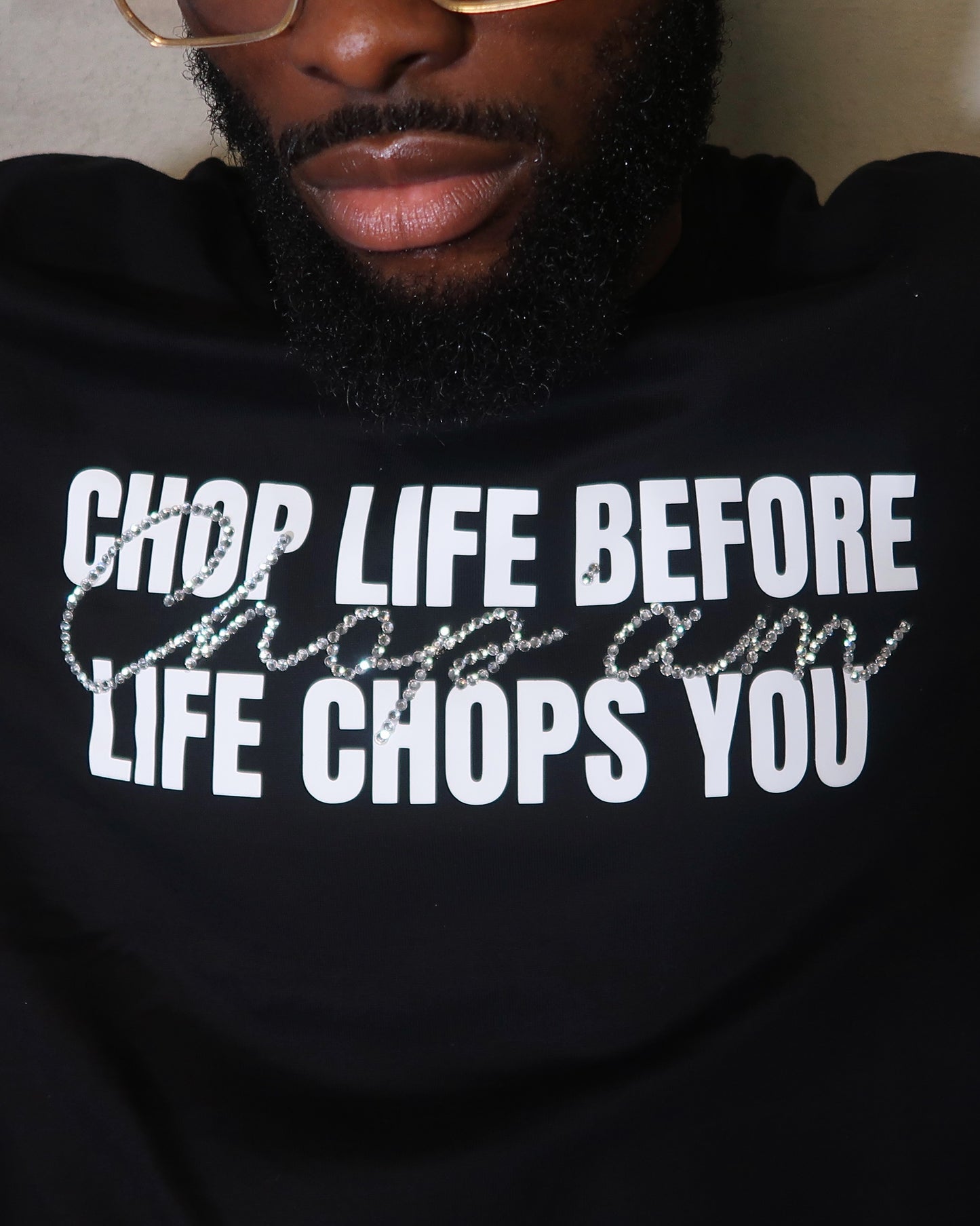 CHOPAM Black tee