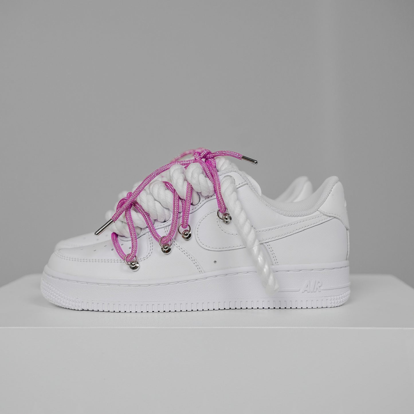 Double laced AF1 glitter PINK