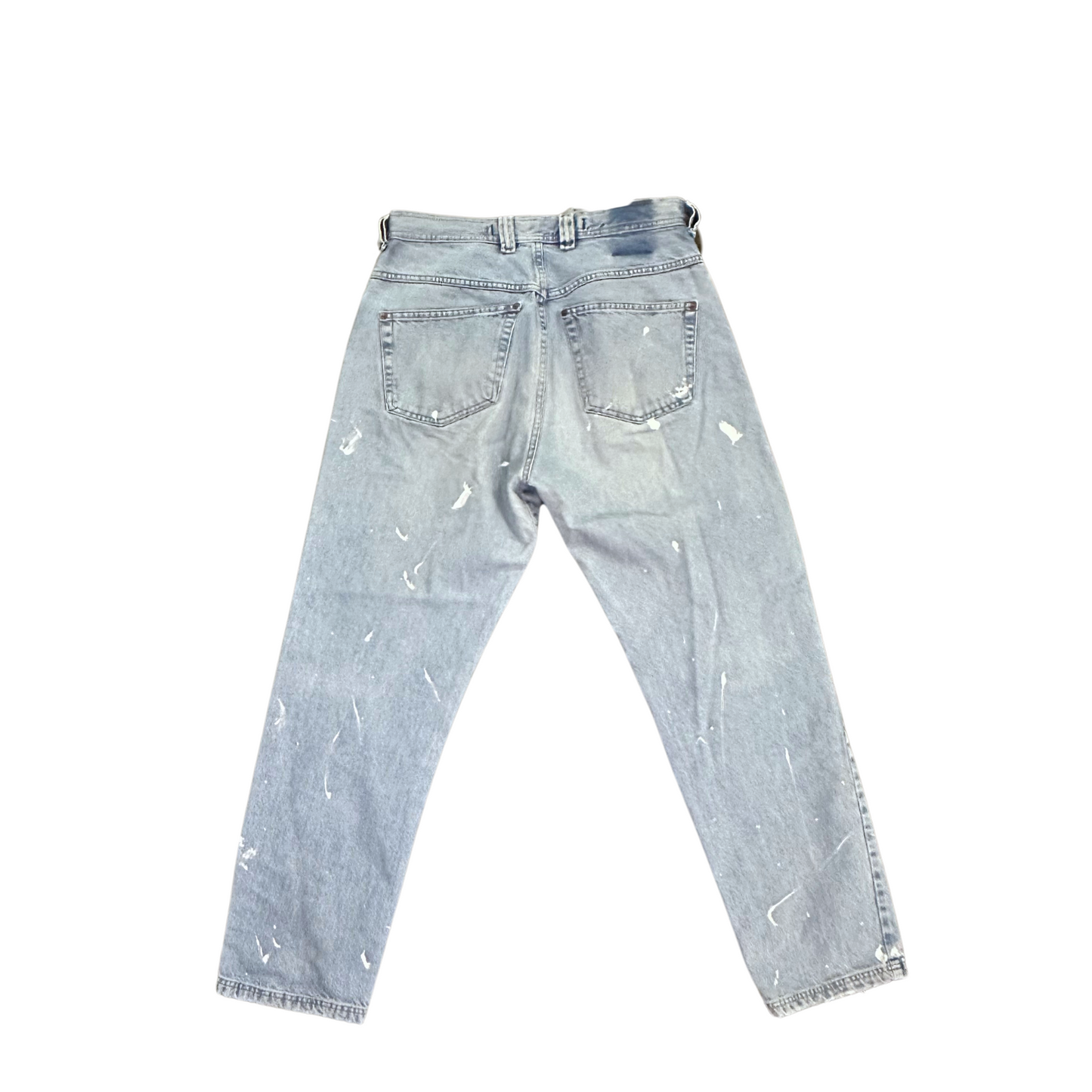 DENIM PAINTED RHINESTONE JEANS WOMAN W38(cm)