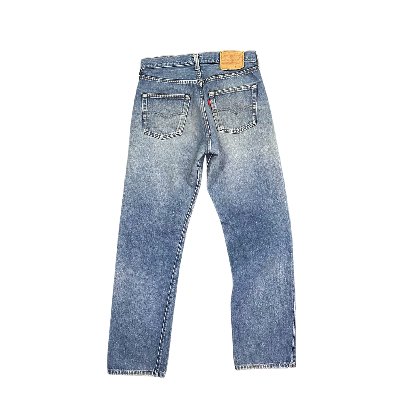 DENIM PAINTED JEANS (UNISEX) W36(cm)