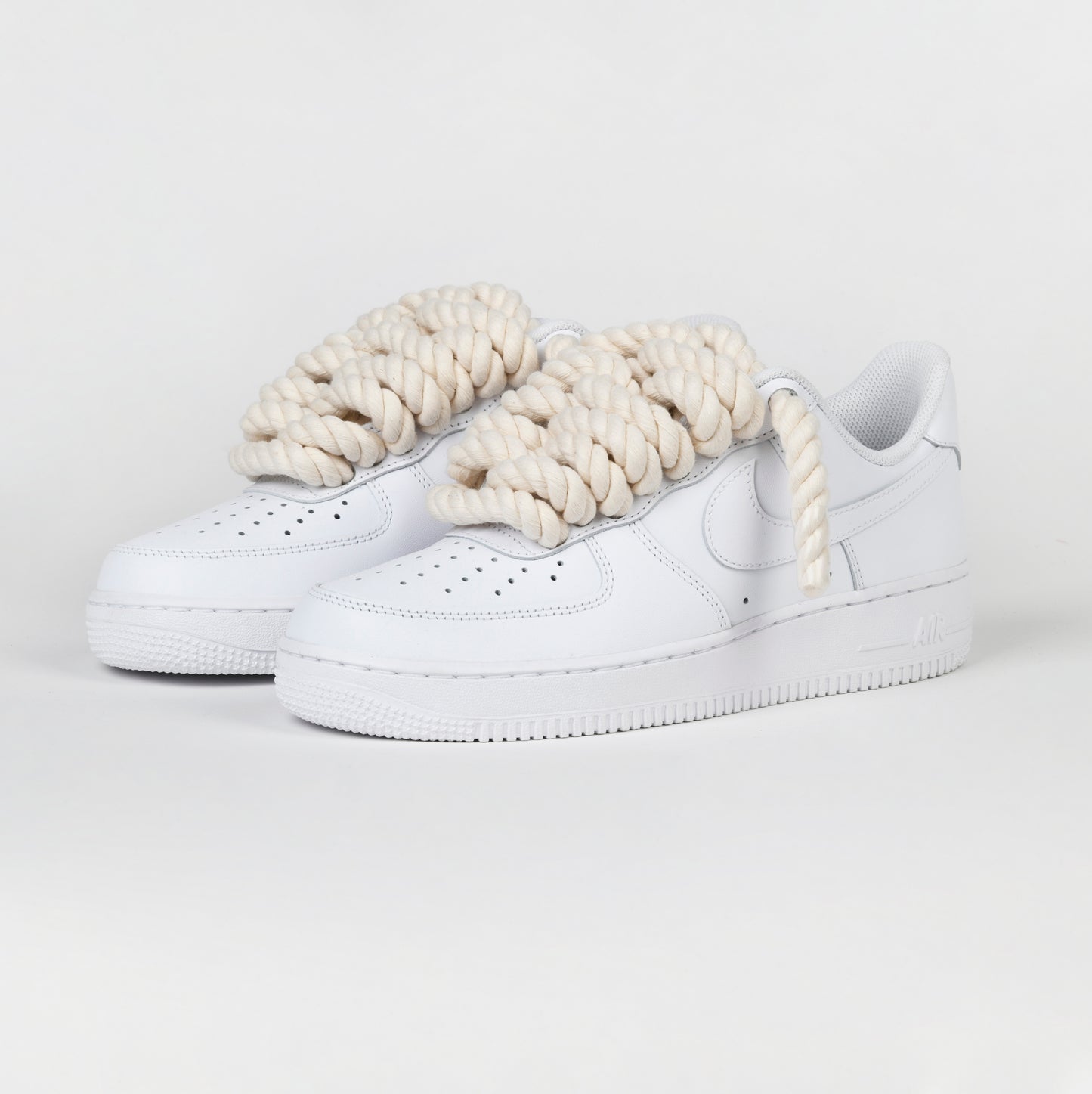 Rope Laced AF1 CREAM