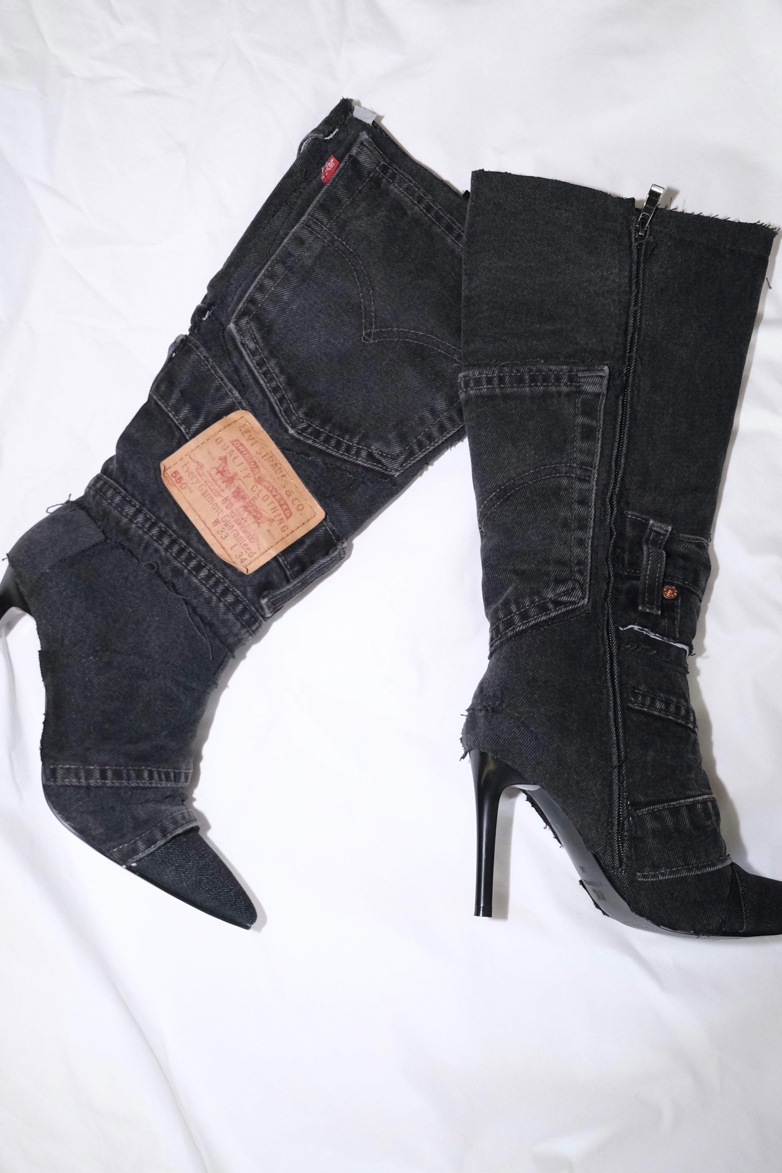 BLACK DENIM 36 (