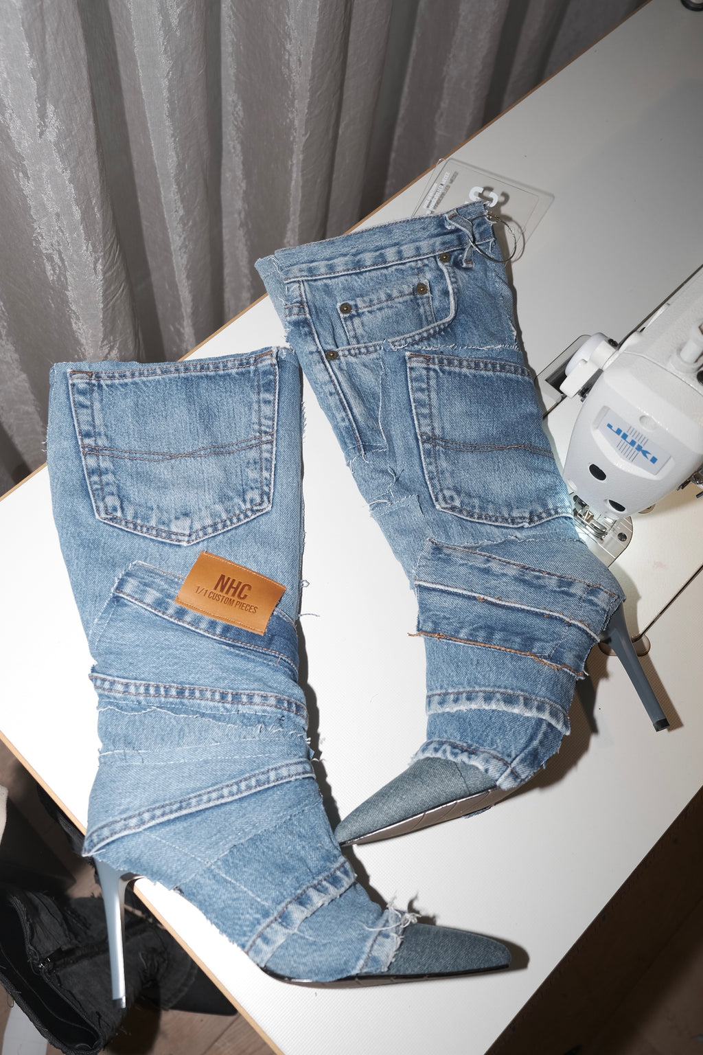 BLUE DENIM 40 (Pre made)