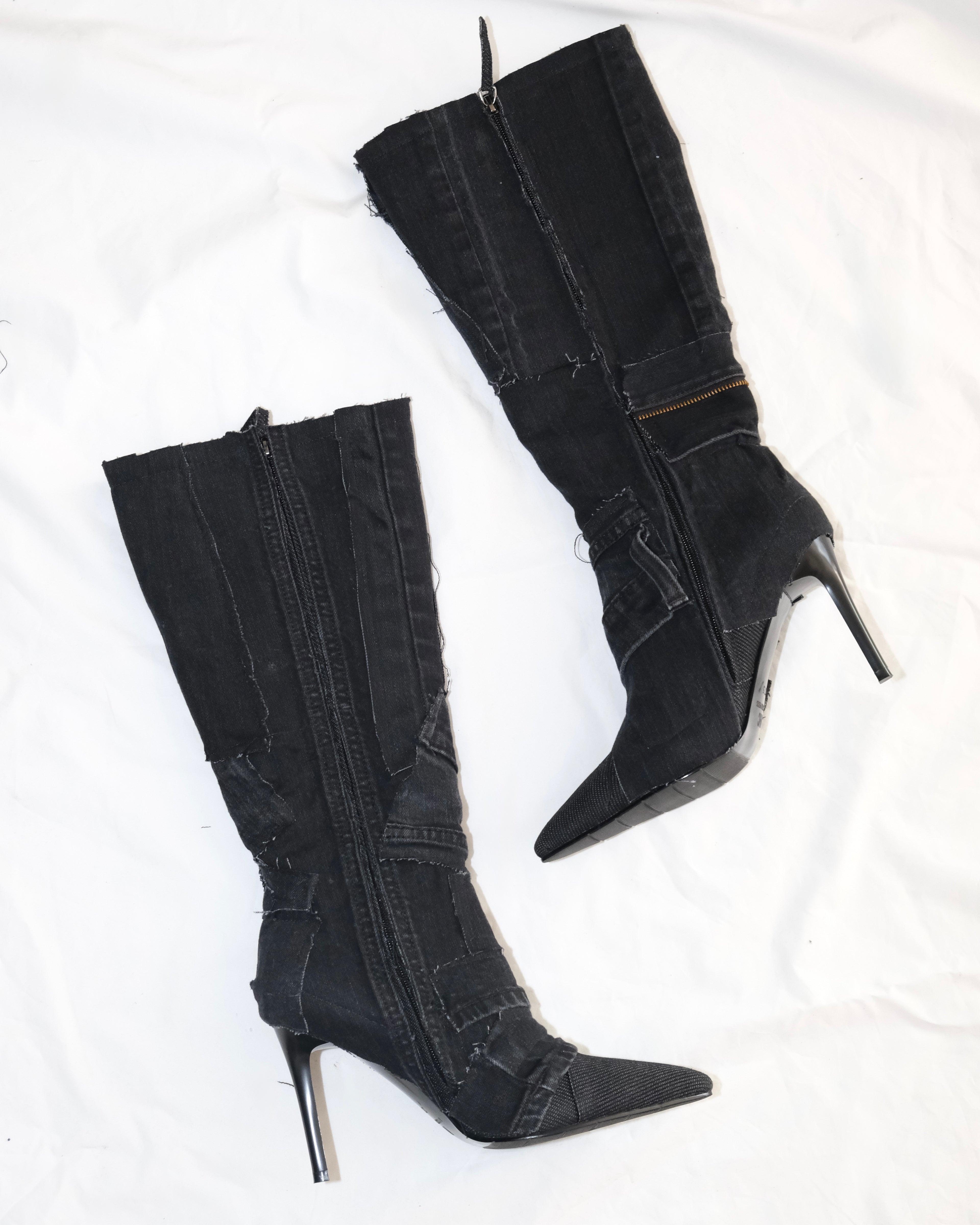BLACK DENIM 37.5