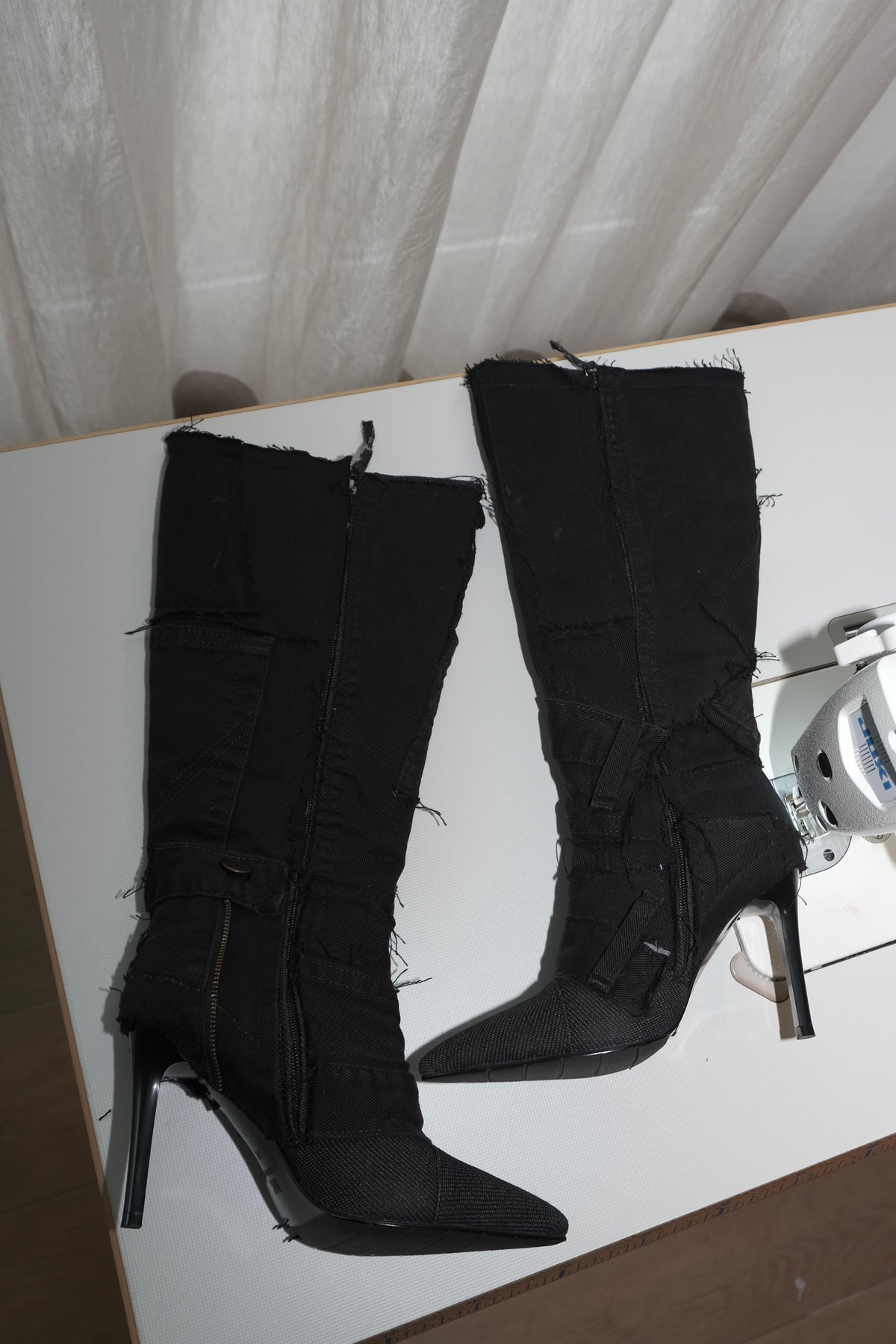 BLACK DENIM 36 (Pre made)
