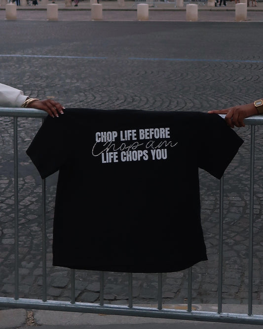 CHOPAM Black tee