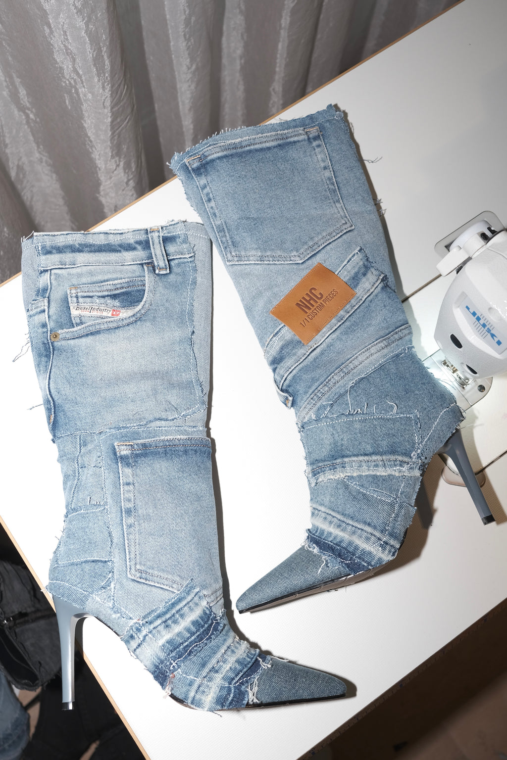 BLUE DENIM 37.5 (Pre made)