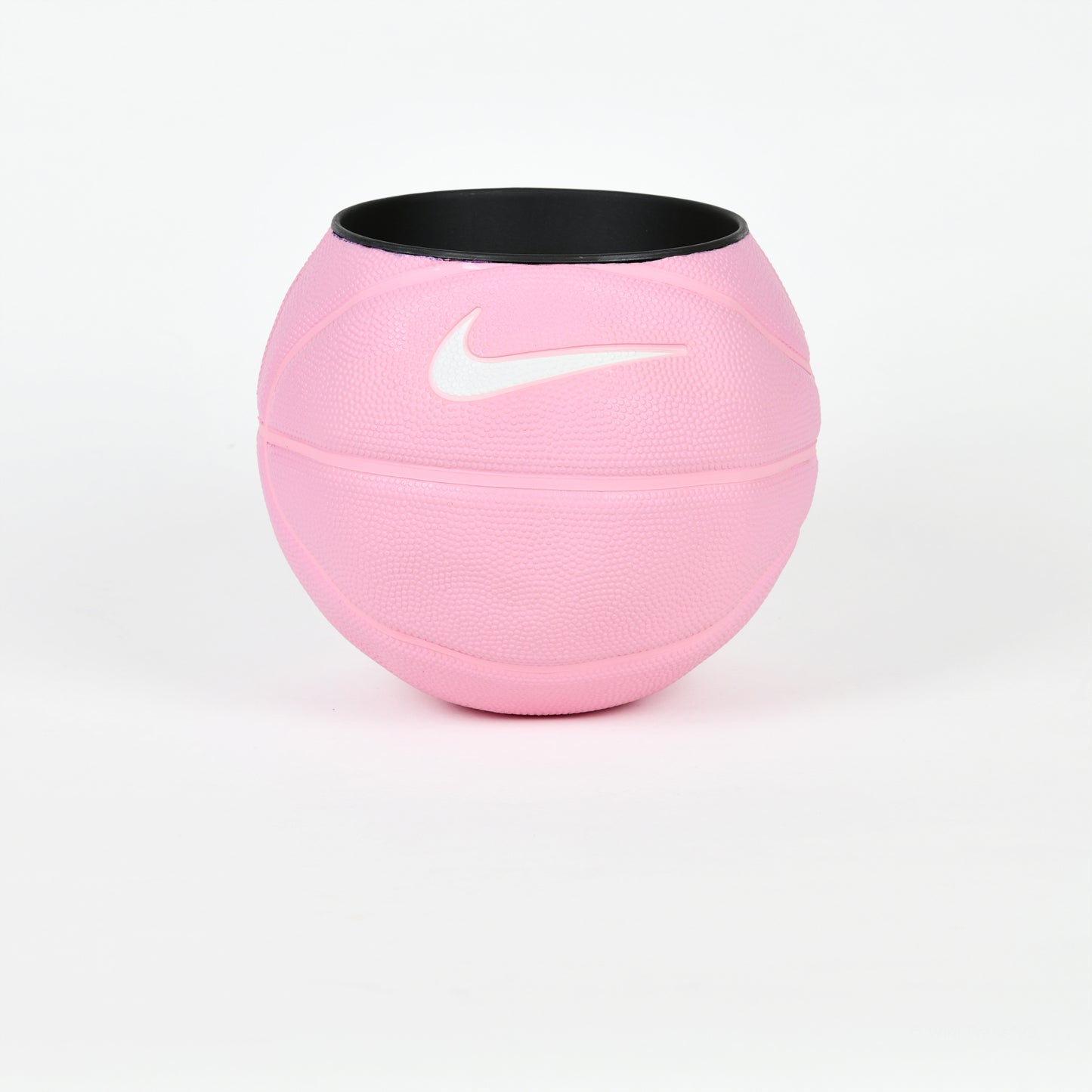 Pink basketball planter