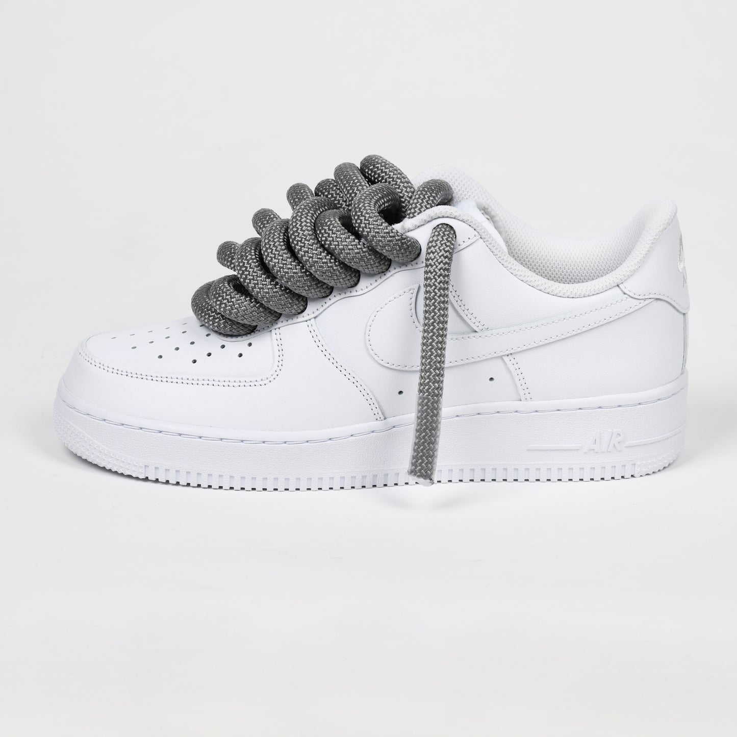 Rope laced AF 1 2.0 Charcoal grey