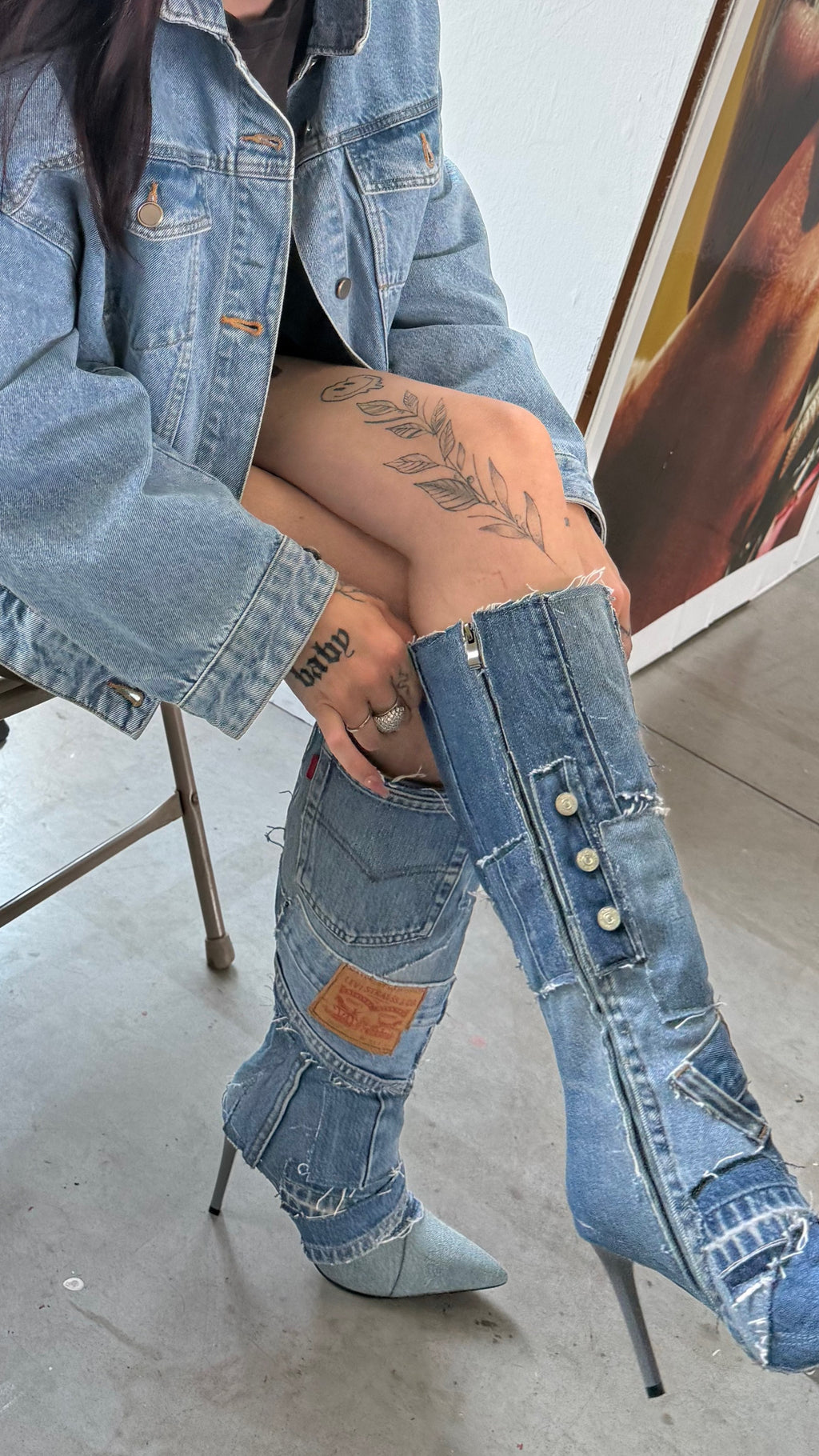 BLUE DENIM 38