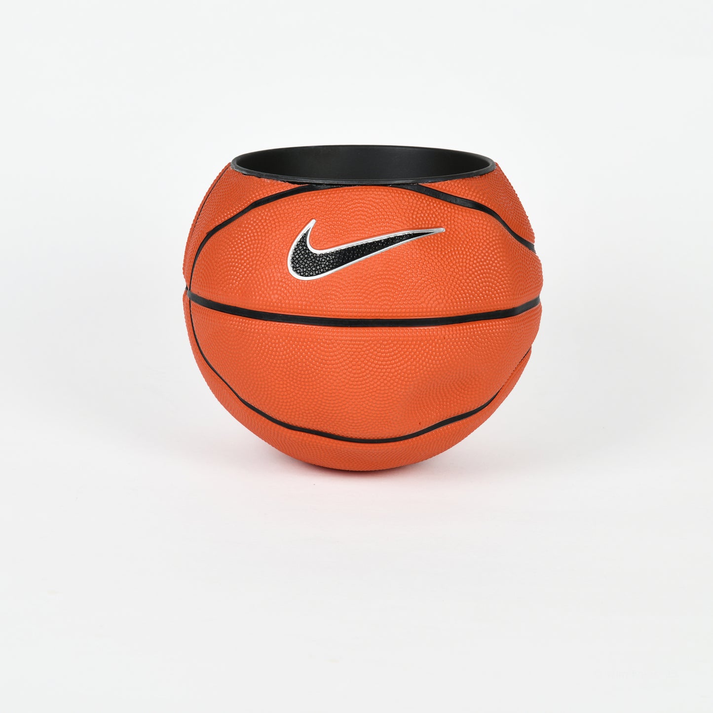 Orange basketball planter