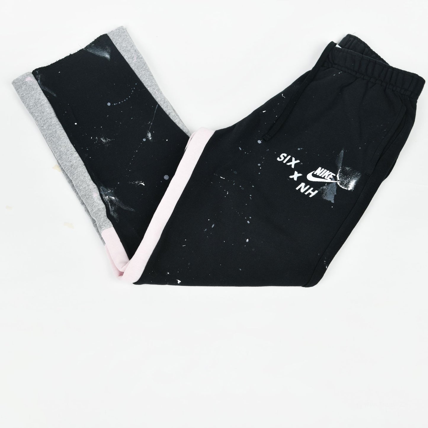 Custom Jogger BLACK Light pink/ Light Grey