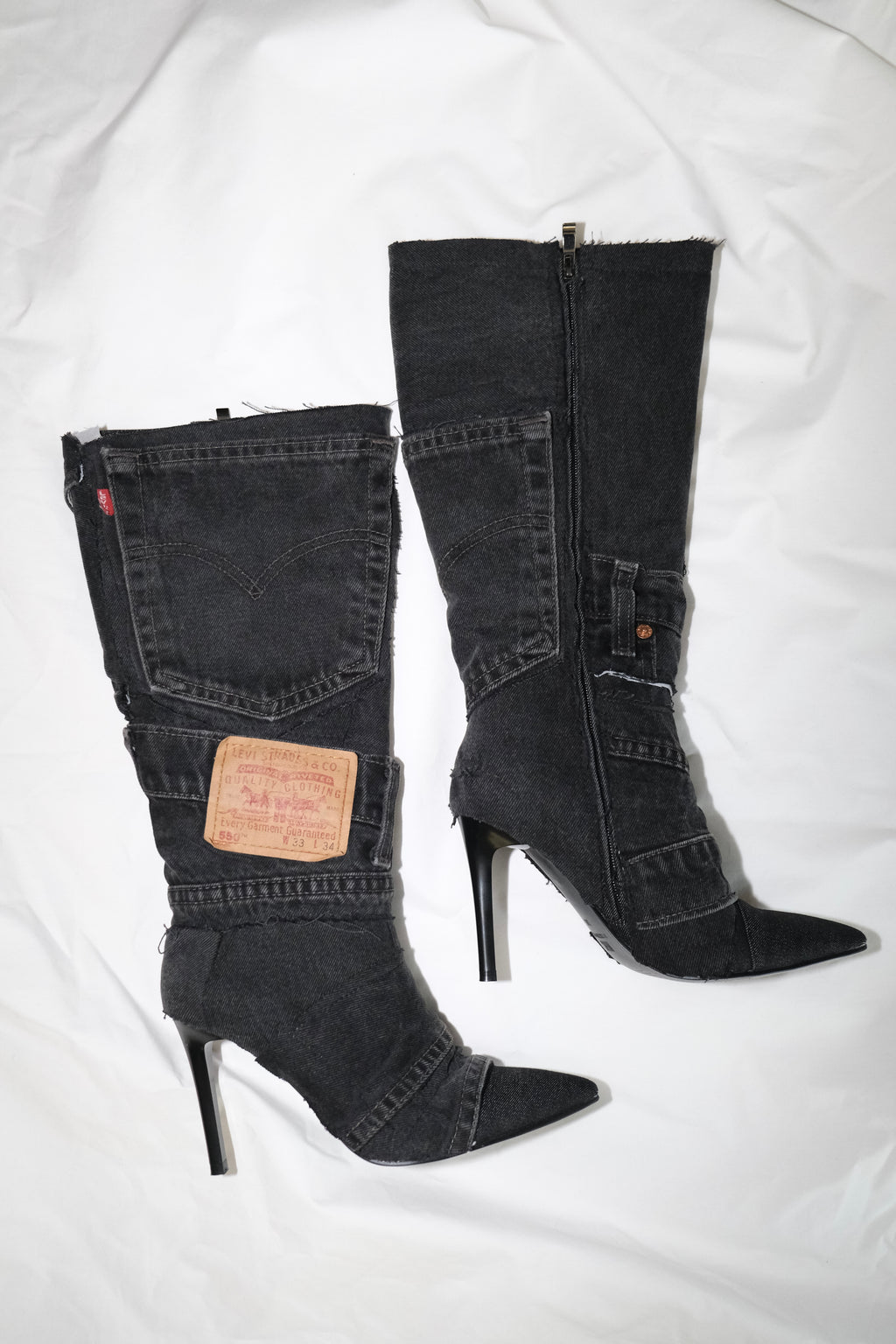 BLACK DENIM 36 (