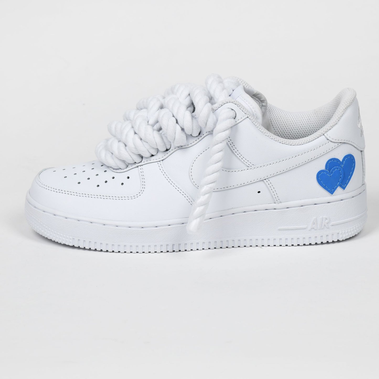 Rope Laced AF1 BLUE LOVE