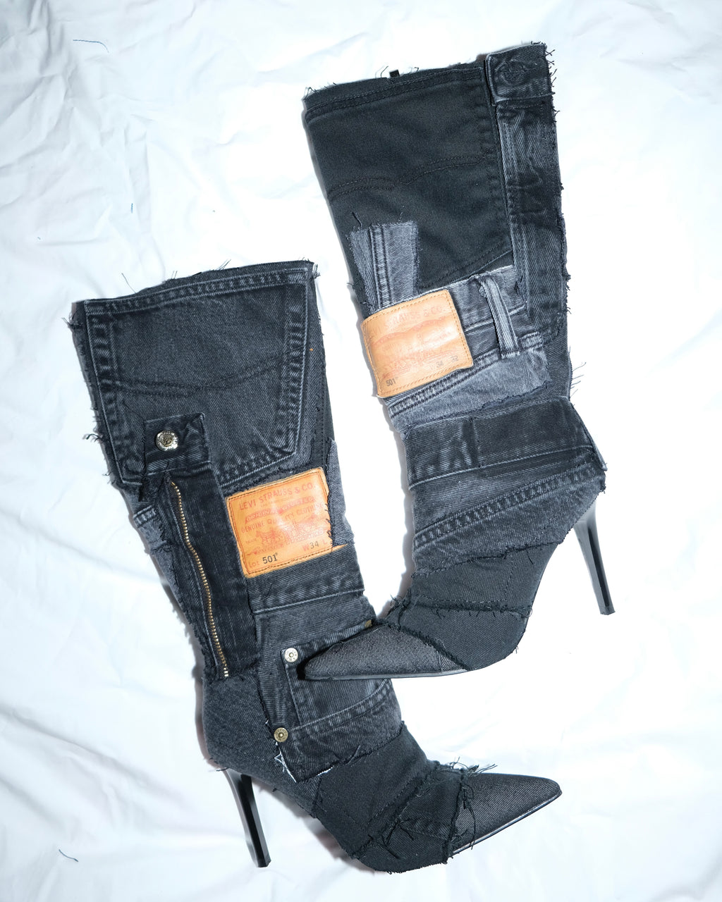 BLACK DENIM 37
