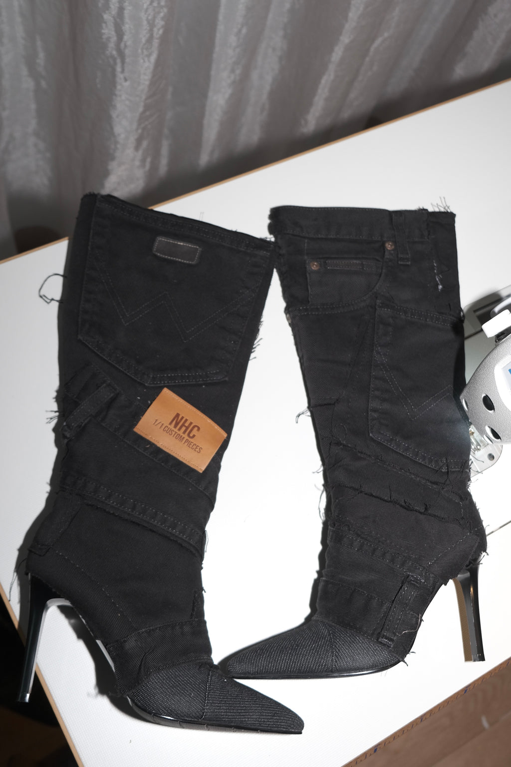 BLACK DENIM 36 (Pre made)