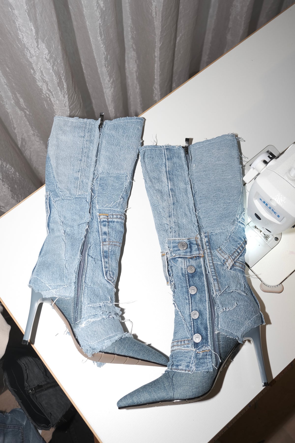 BLUE DENIM 37.5 (Pre made)