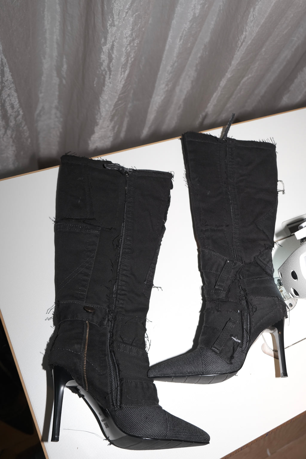 BLACK DENIM 36 (Pre made)