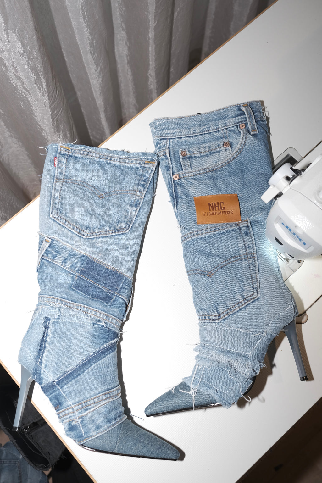 BLUE DENIM 37.5 (Pre made)