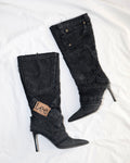 BLACK DENIM 38