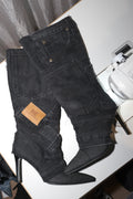 BLACK DENIM 38 (Pre made)