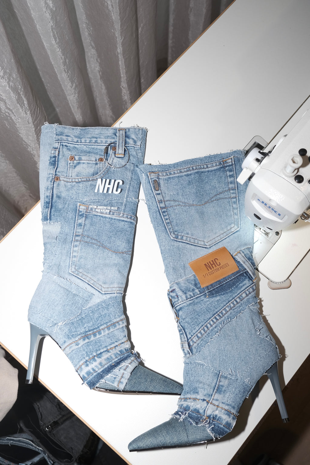 BLUE DENIM 38 (Pre made)