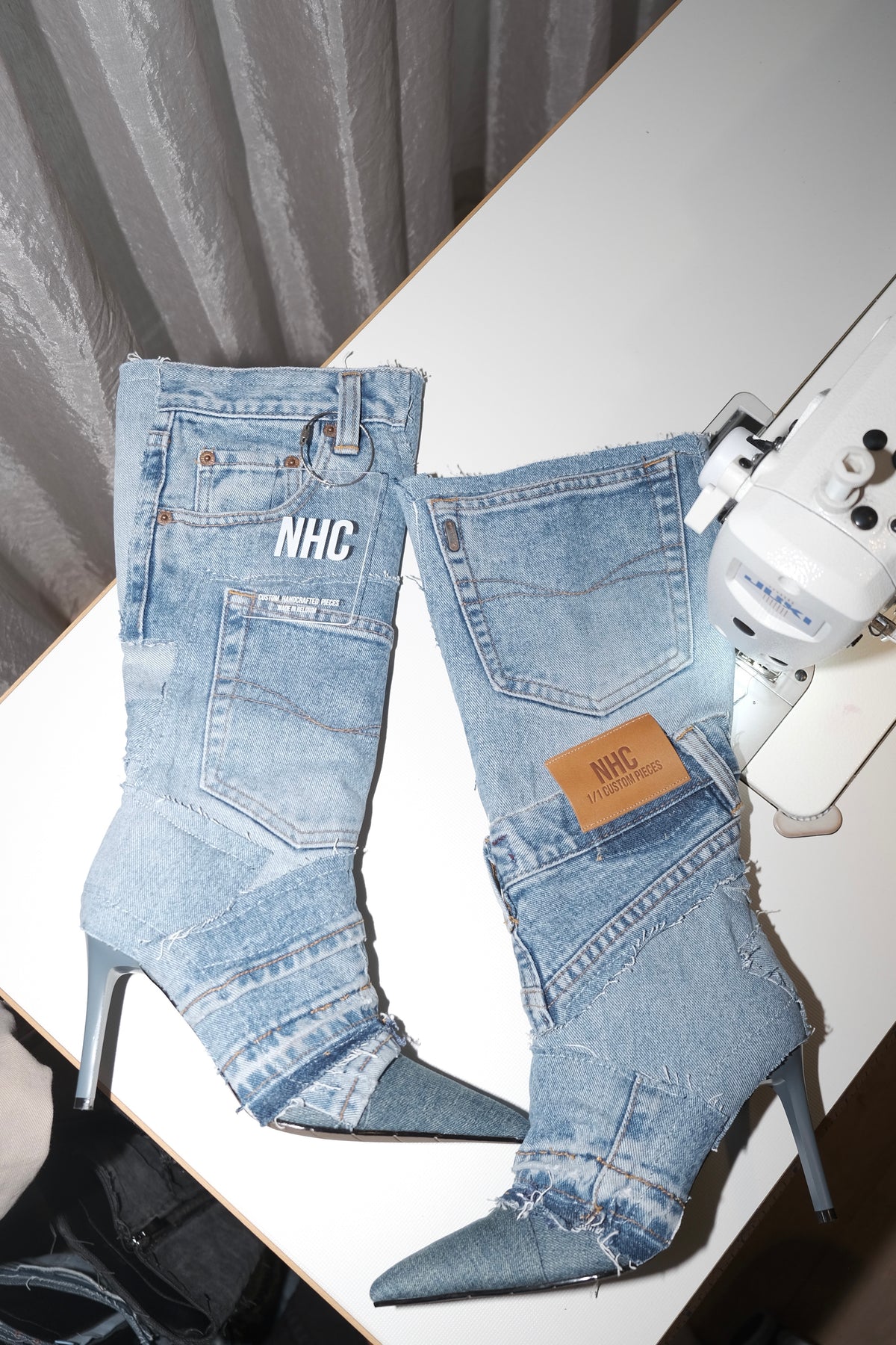 BLUE DENIM 38 (Pre made)