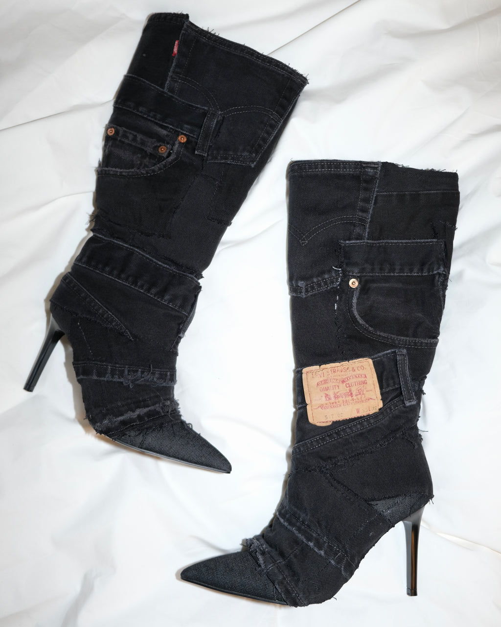 BLACK DENIM 38