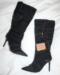 BLACK DENIM 38