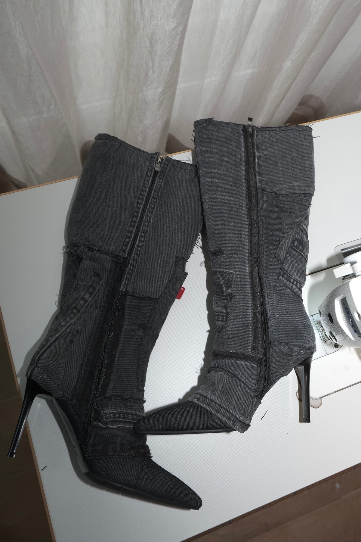 BLACK DENIM 40 (Pre made)