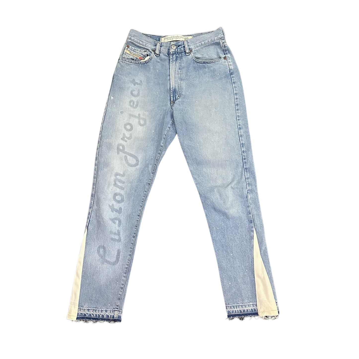 DENIM FLARED JEANS WOMAN W36(cm)
