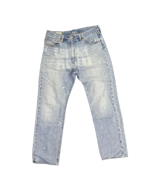 DENIM PAINTED RHINESTONES JEANS (UNISEX) W43(cm)