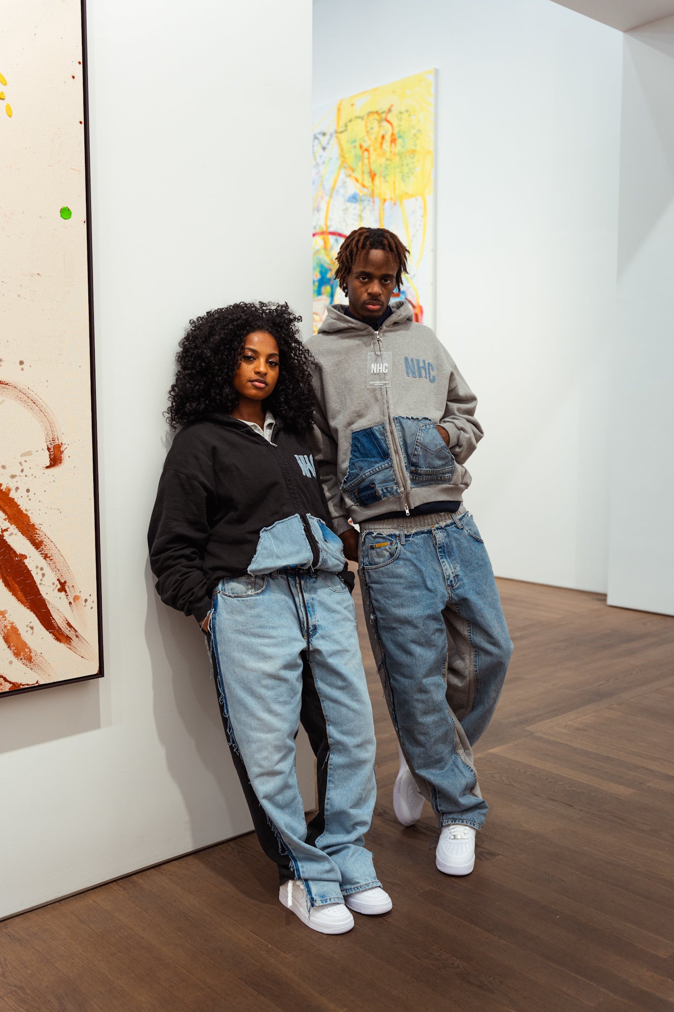 Medium weight Denim Zip up