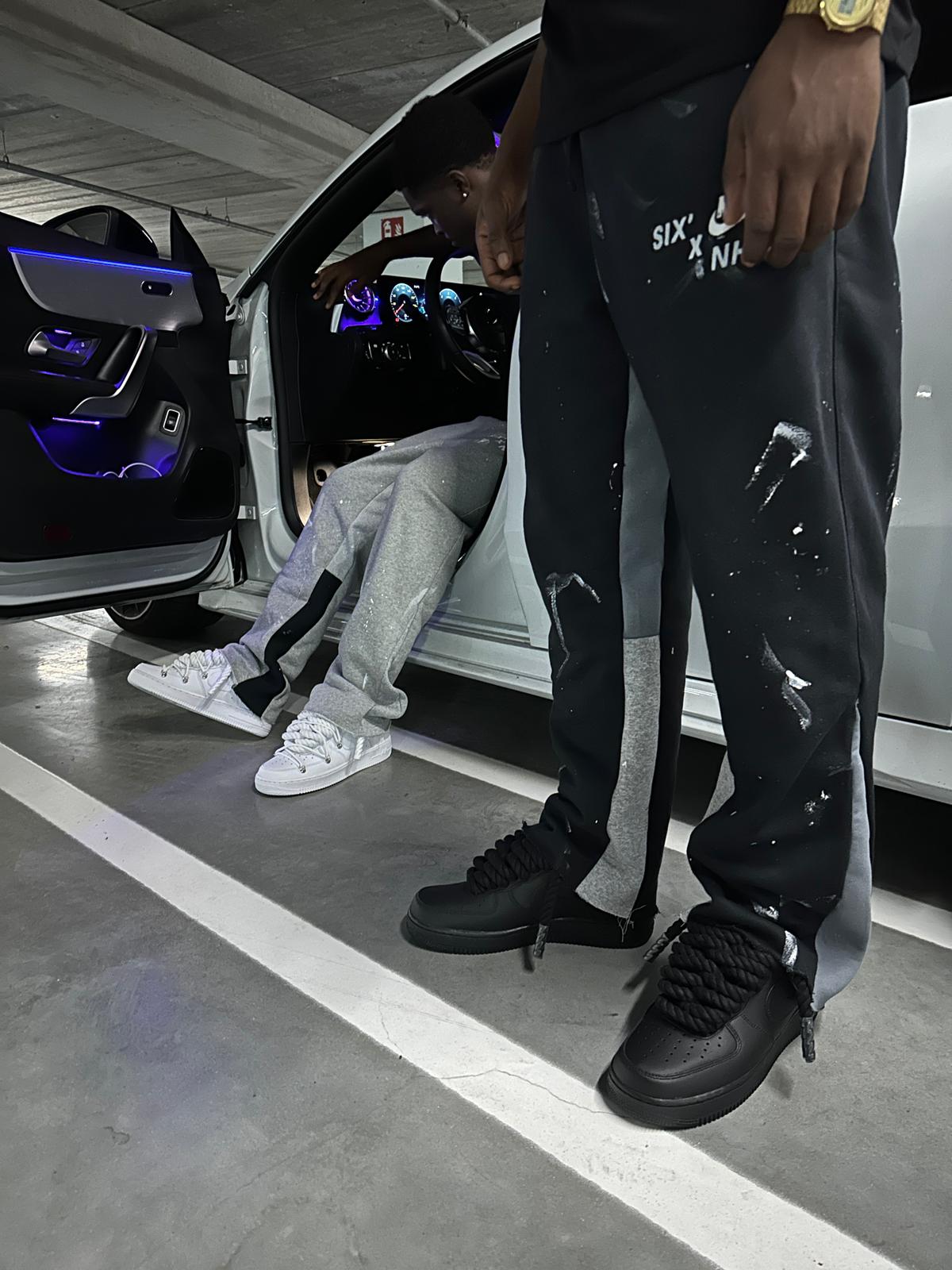 Custom Jogger BLACK Black/Grey