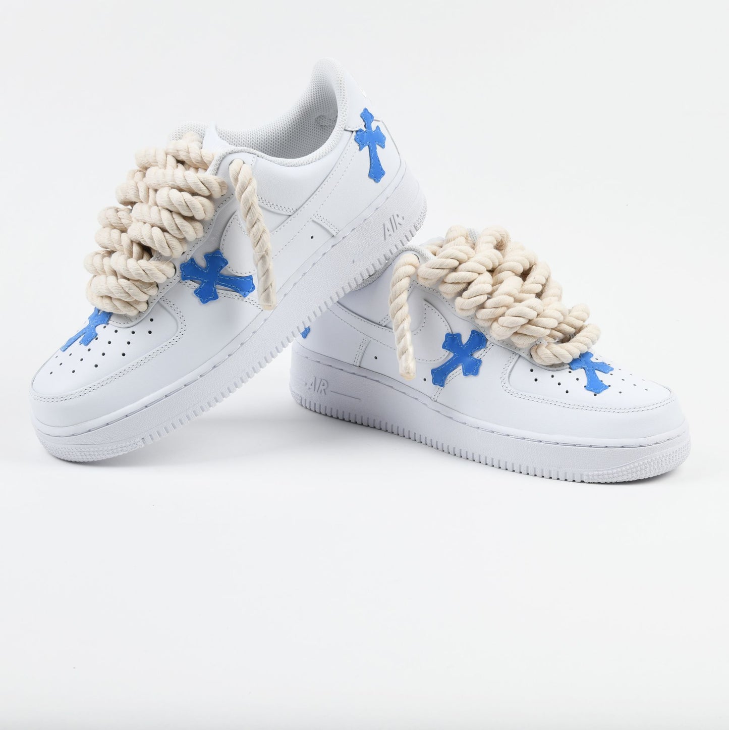 AF1 grails CREAM/BLUE