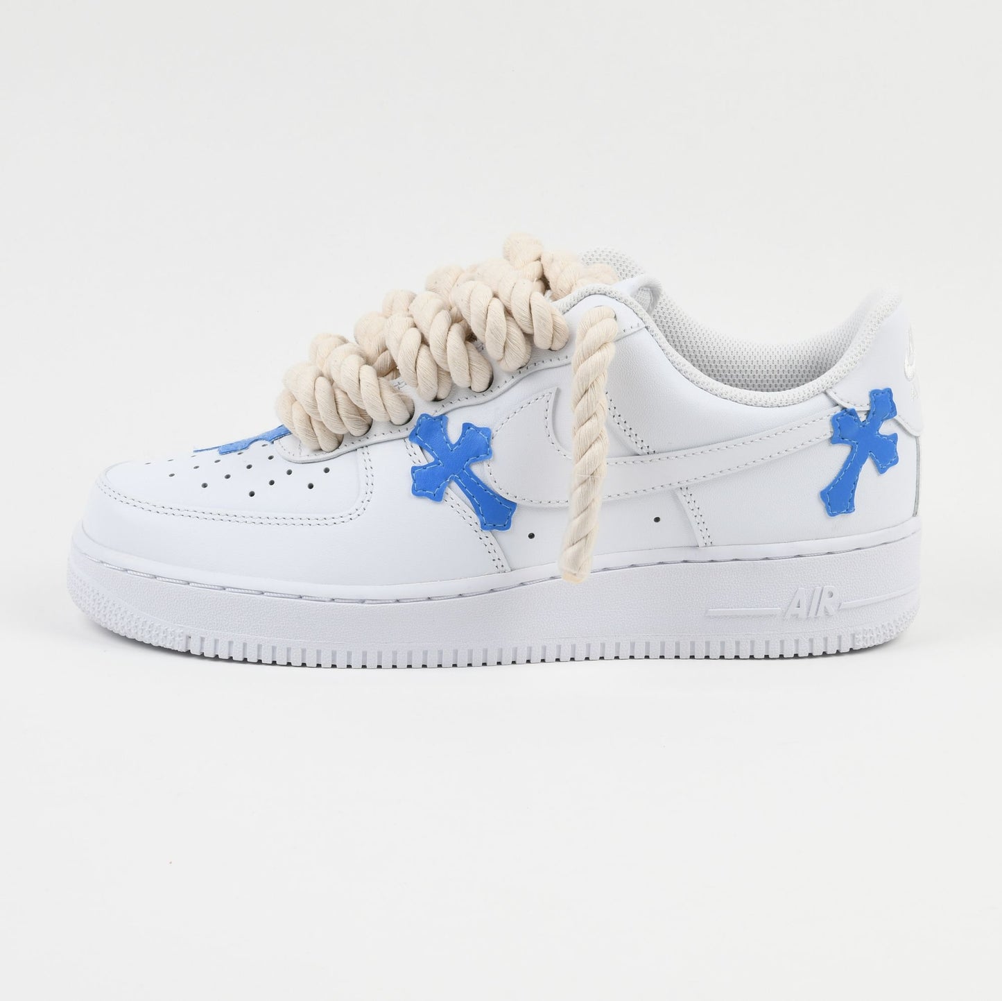 AF1 grails CREAM/BLUE