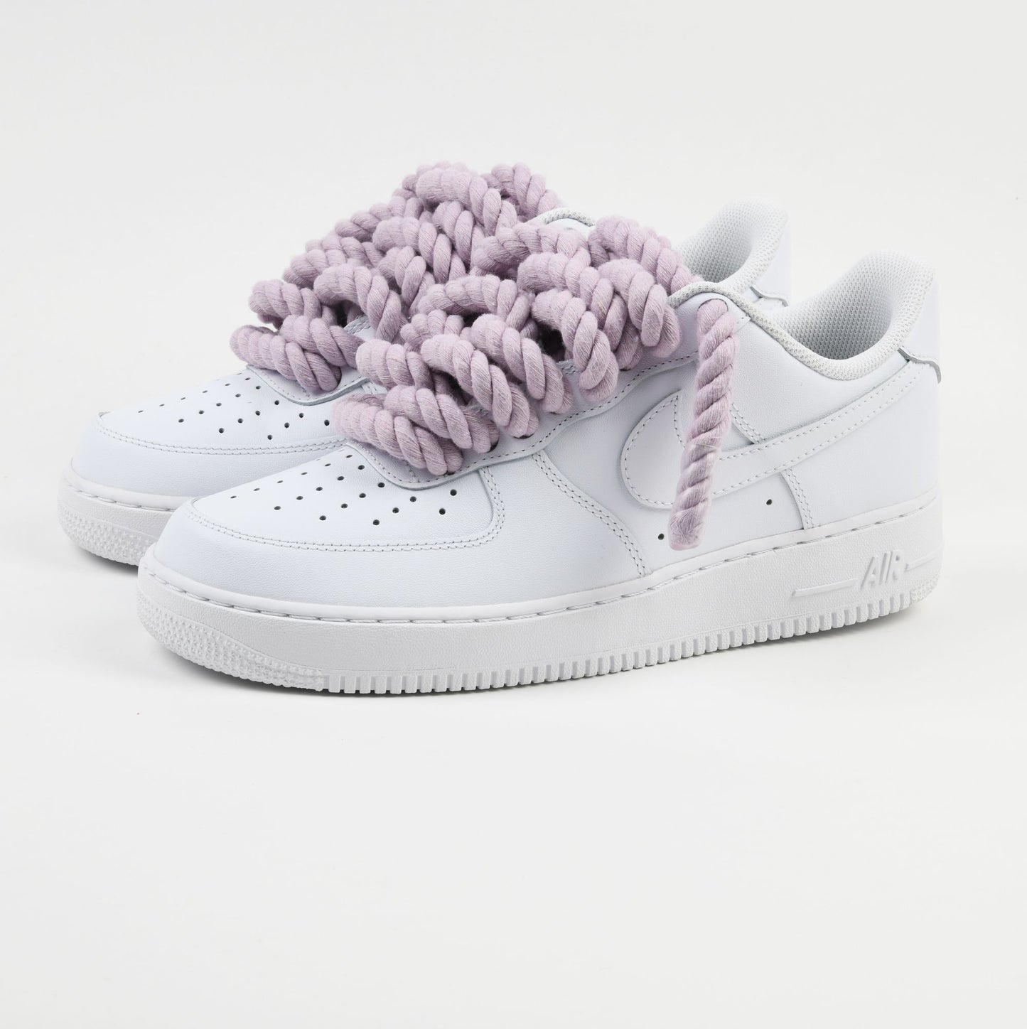 Rope Laced AF1  LILAC