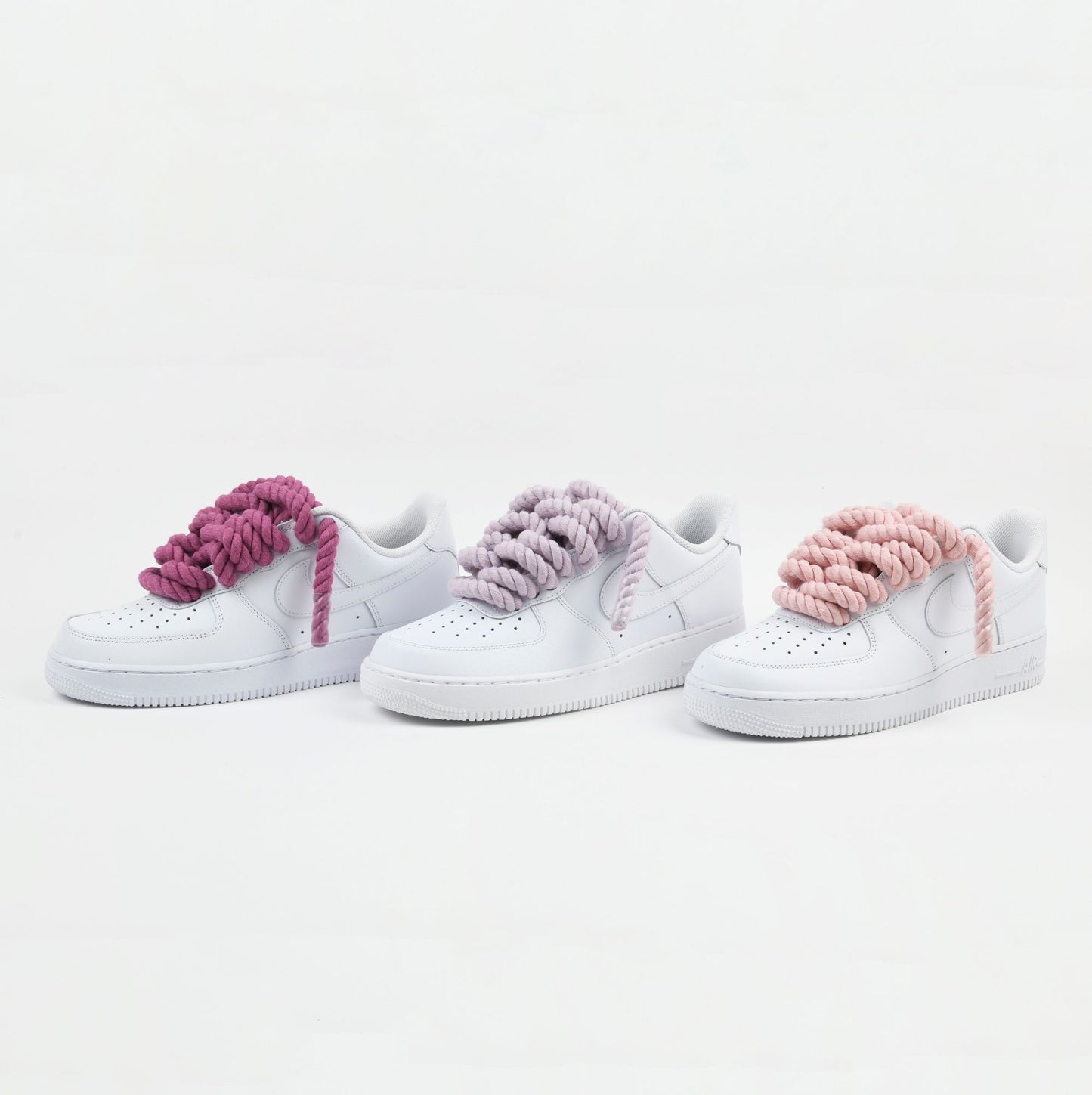 Rope Laced AF1  PINK