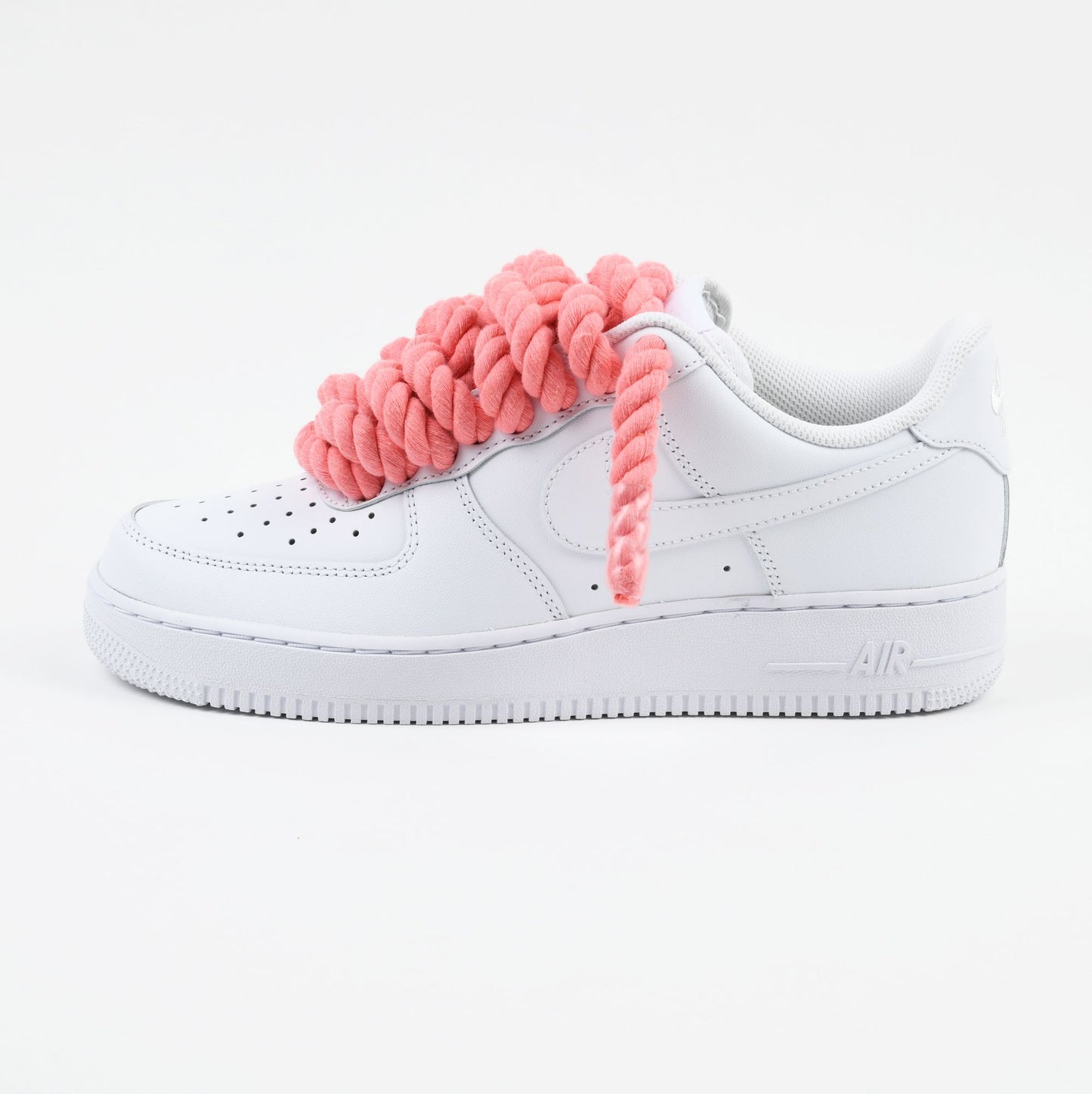 Rope Laced AF1 CORAL PINK