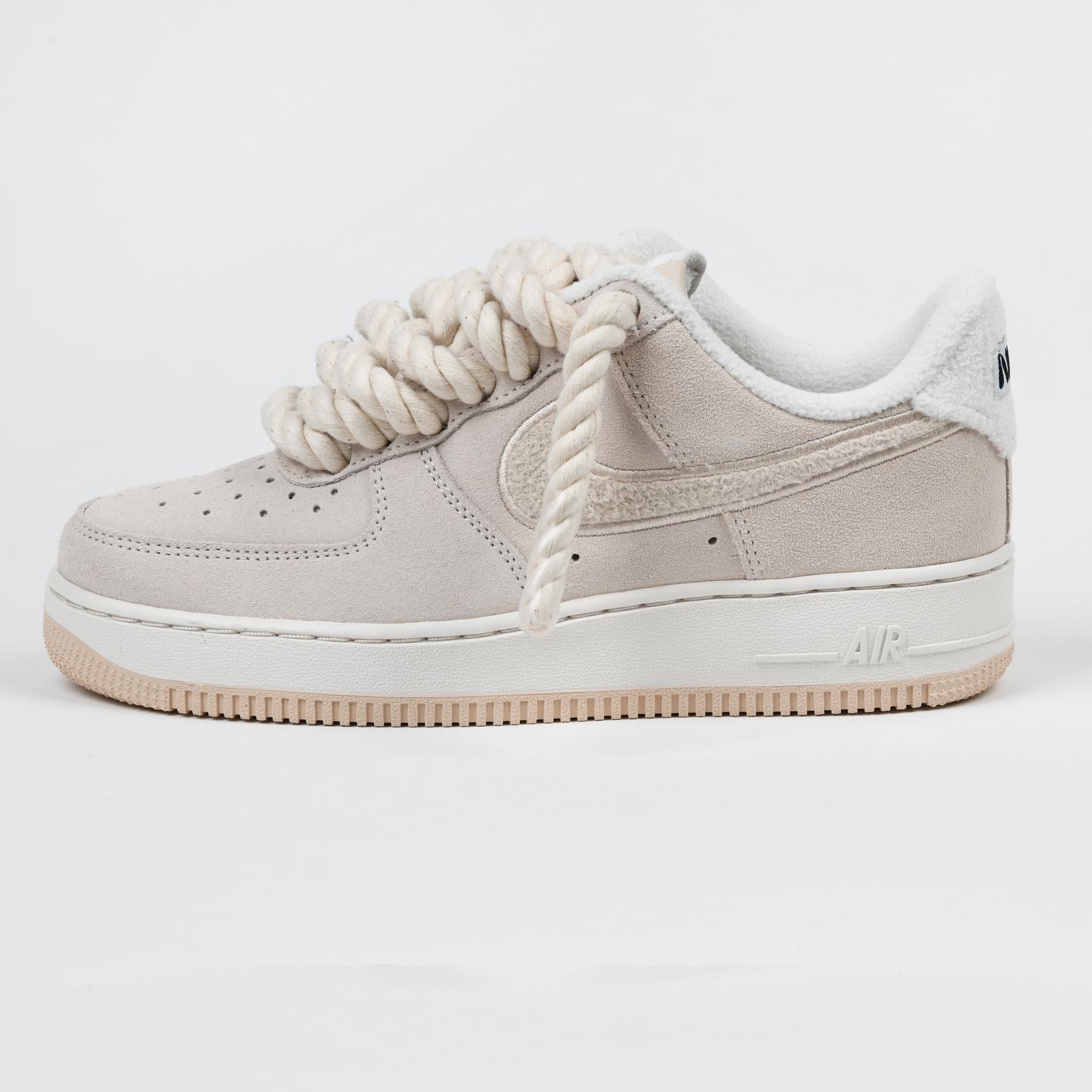 Rope Laced AF1 GREY –