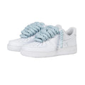 Rope Laced AF1 BLUE