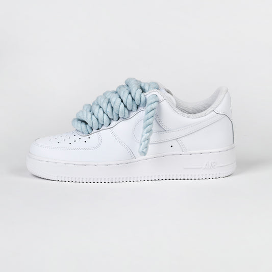 Rope Laced AF1 BLUE