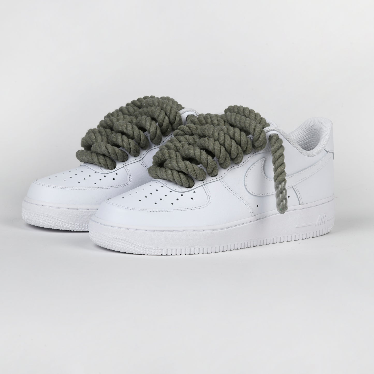 Rope Laced AF1  KHAKI