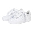 Rope Laced AF1 MONO WHITE