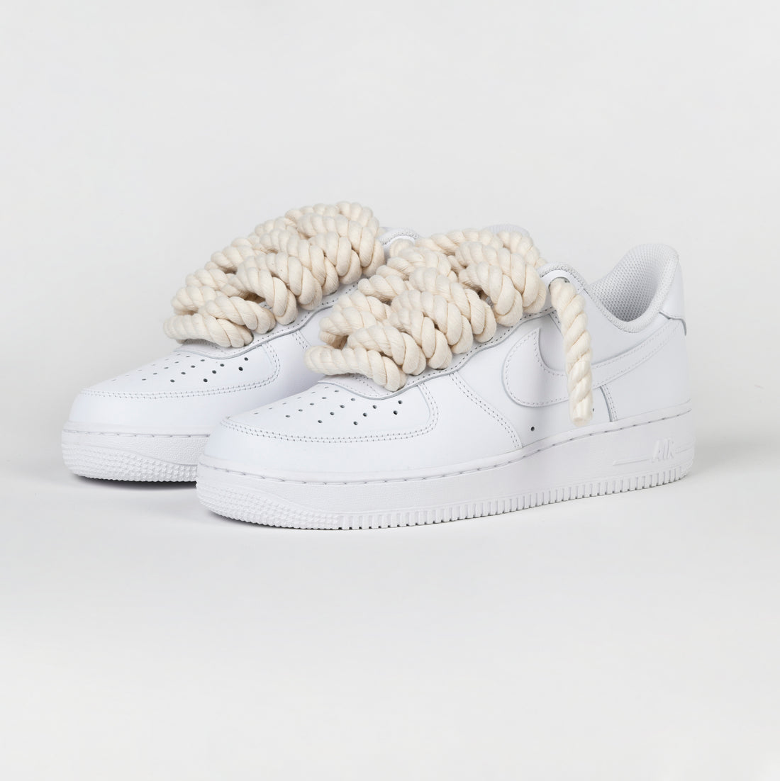 Rope Laced AF1 CREAM – nh-custom.com