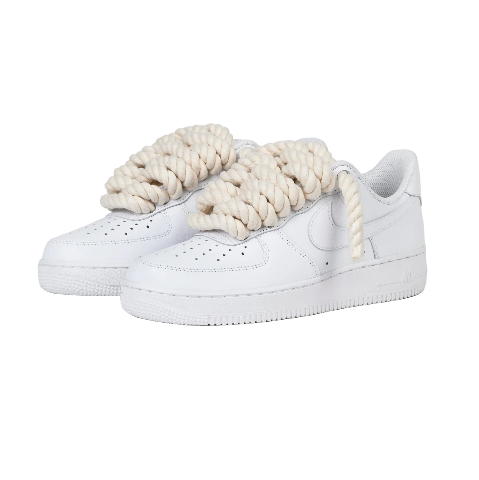 Rope Laced AF1 CREAM