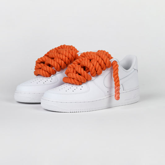 Rope Laced AF1 ORANGE