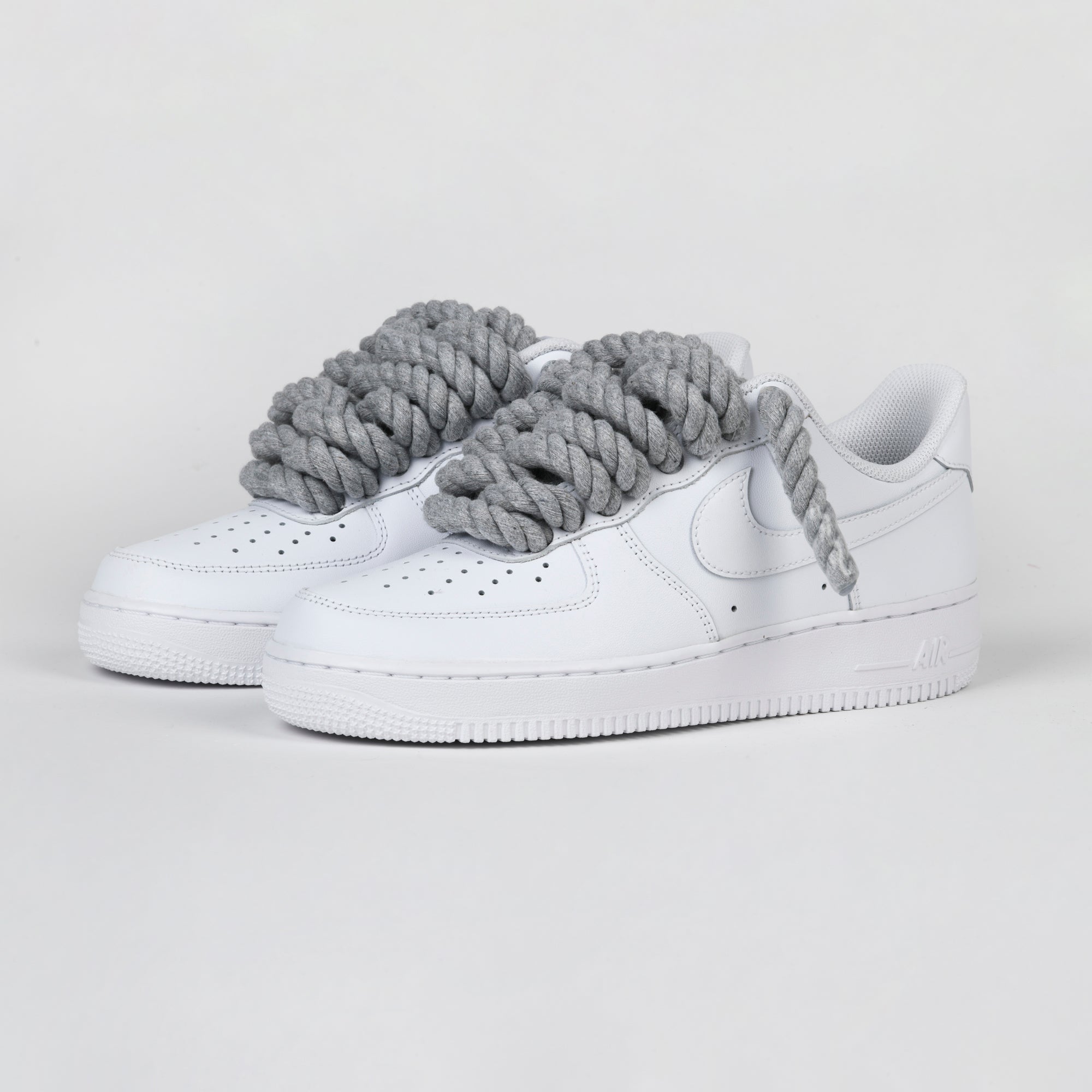 Rope Laced AF1 GREY – nh-custom.com