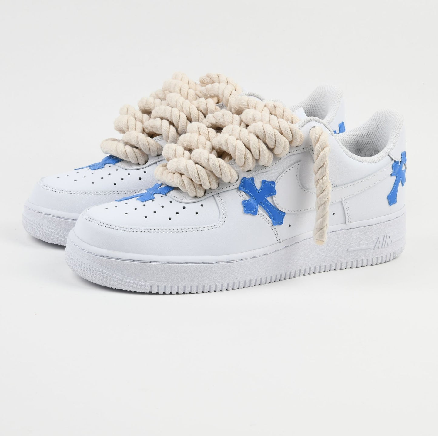 AF1 grails CREAM/BLUE